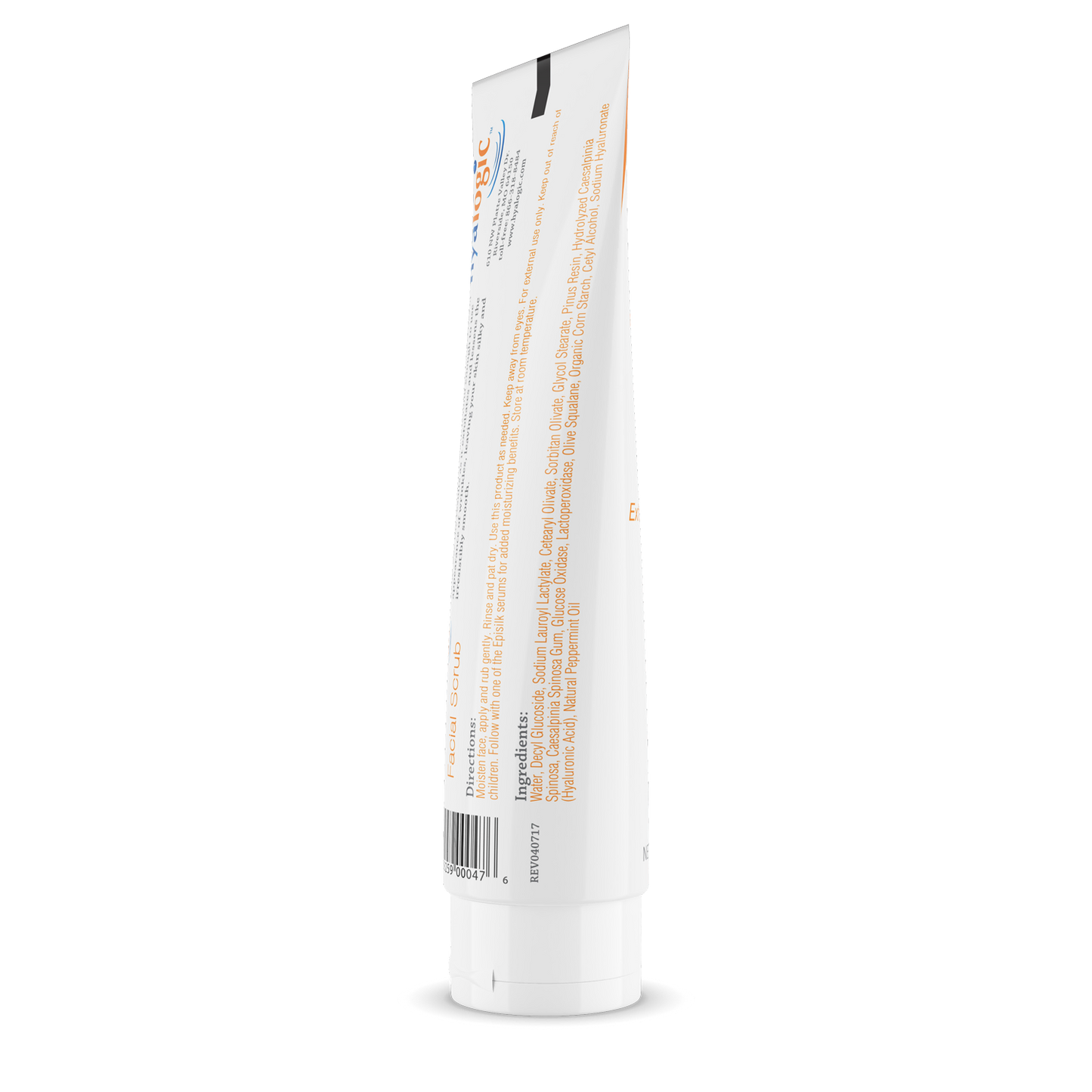 Facial Scrub with Hyaluronic Acid & Exfo Amber hyalogyc