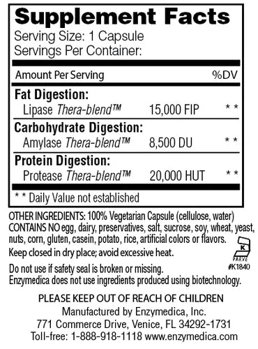 Enzimedica Lypo Gold 60caps