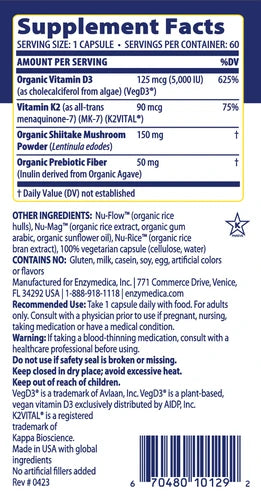 Enzimedica Vitamina D3+ K2