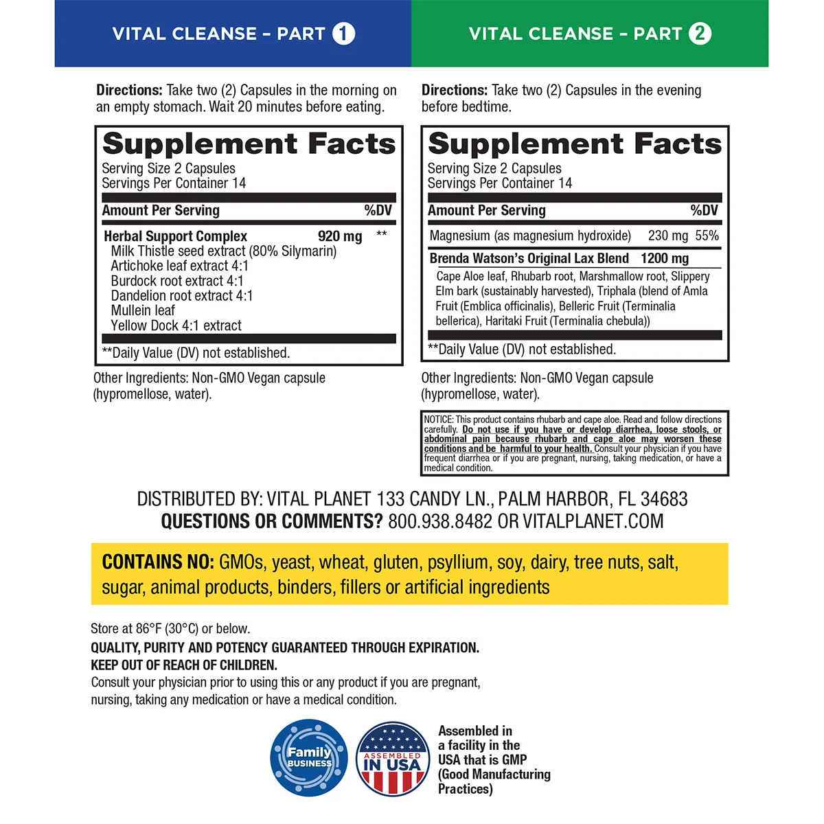 VITAL CLEANSE Whole body rejuvenation