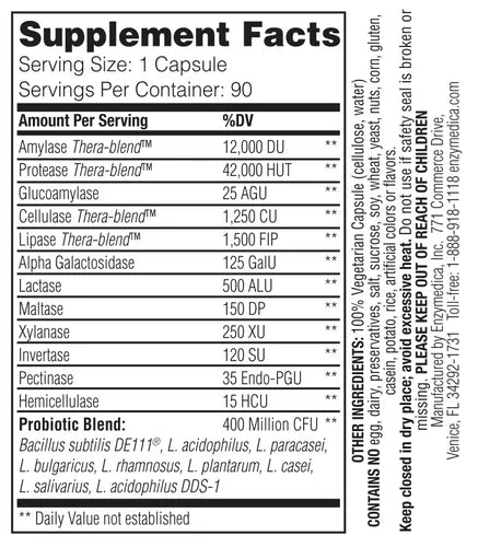 Digest +Probiotics 90 caps