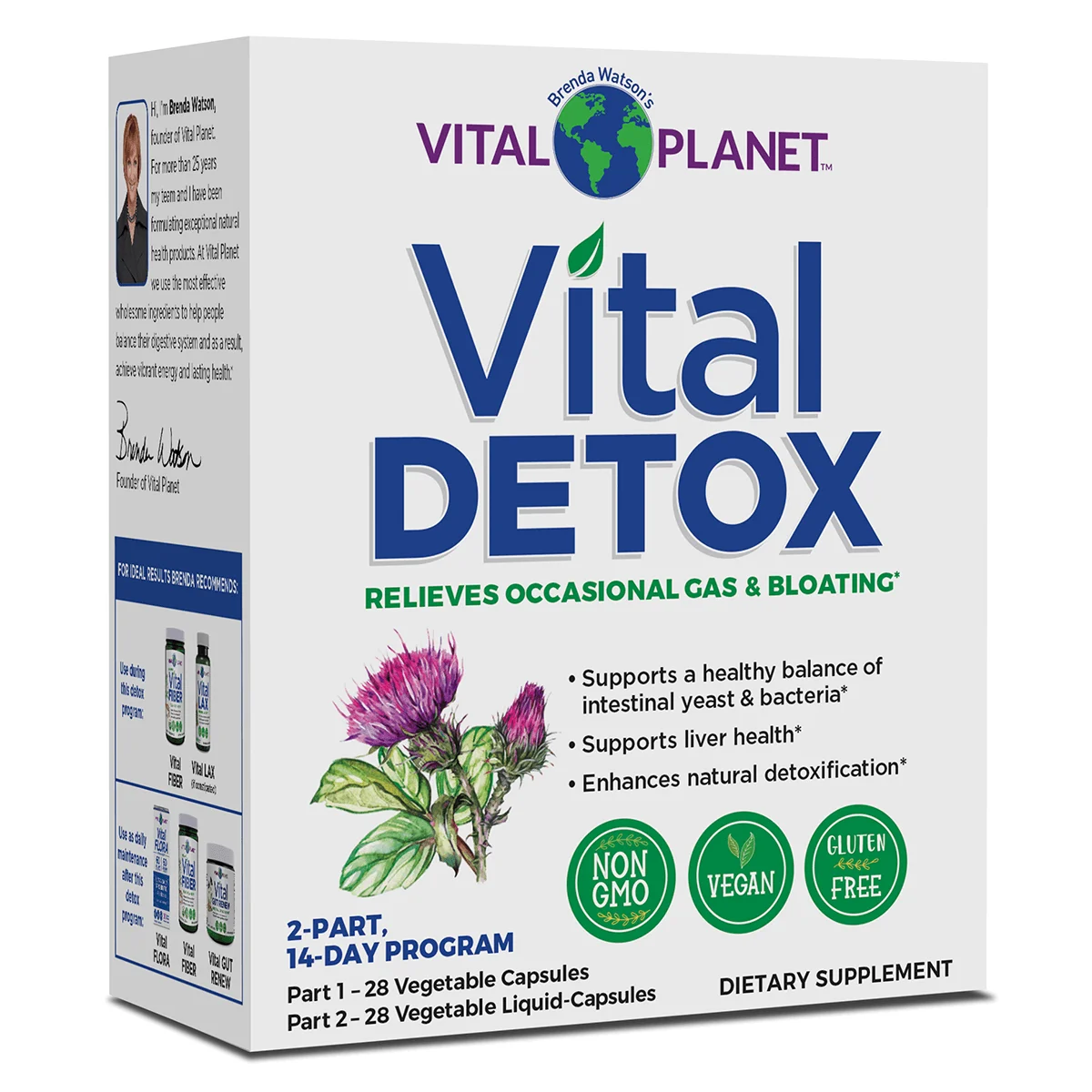 VITAL DETOX Relieves Occasional Gas & Bloating