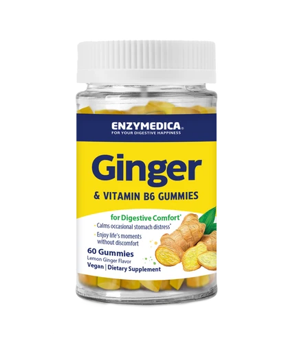 Ginger & Vit B6 Gummies 60 caps