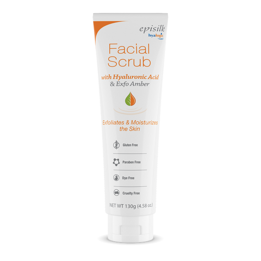 Facial Scrub with Hyaluronic Acid & Exfo Amber hyalogyc