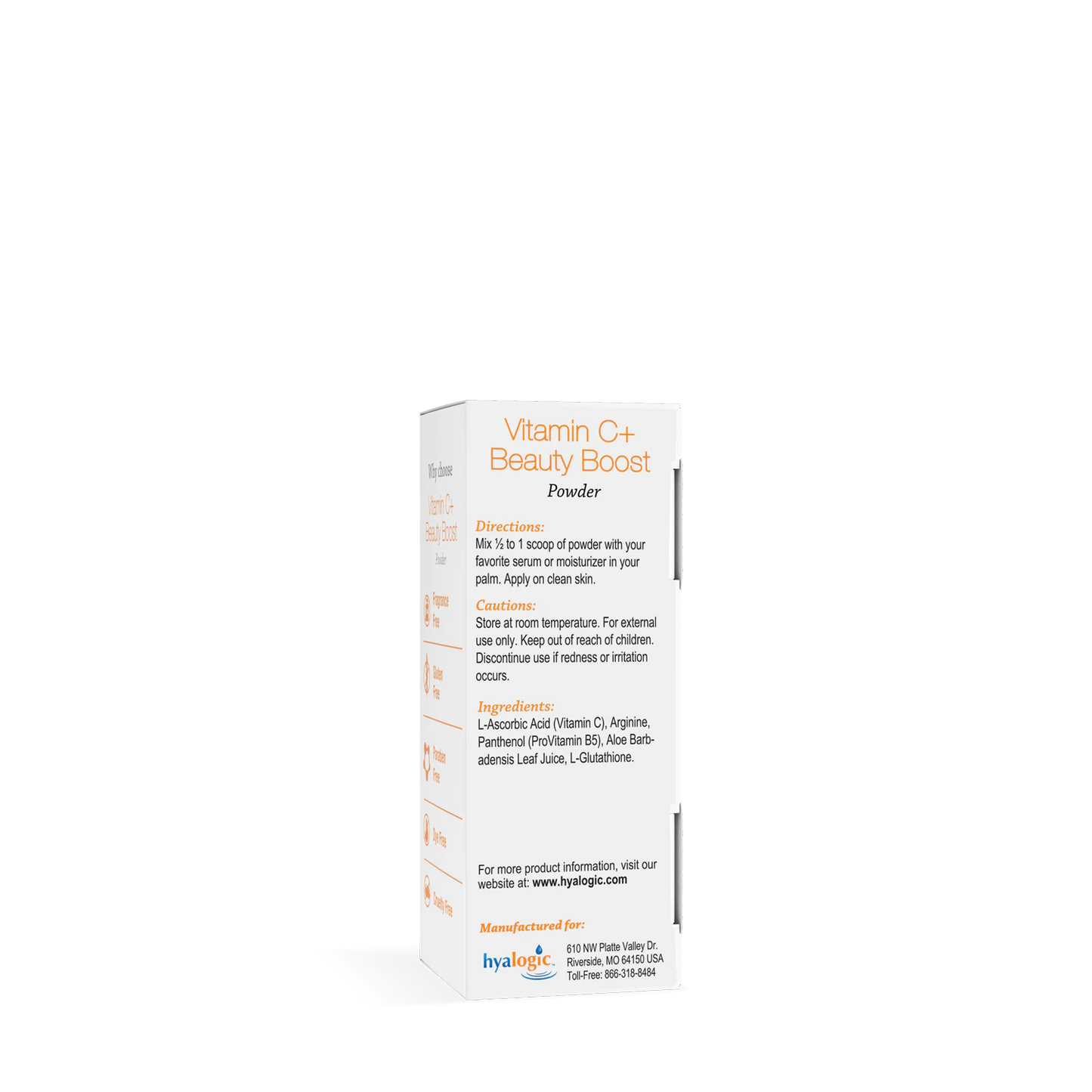 Vitamin C + Beauty Boost powder hyalogic